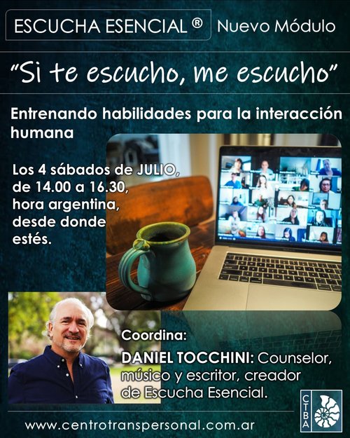 ESCUCHA ESENCIAL, Módulo 2: Si te escucho, me escucho